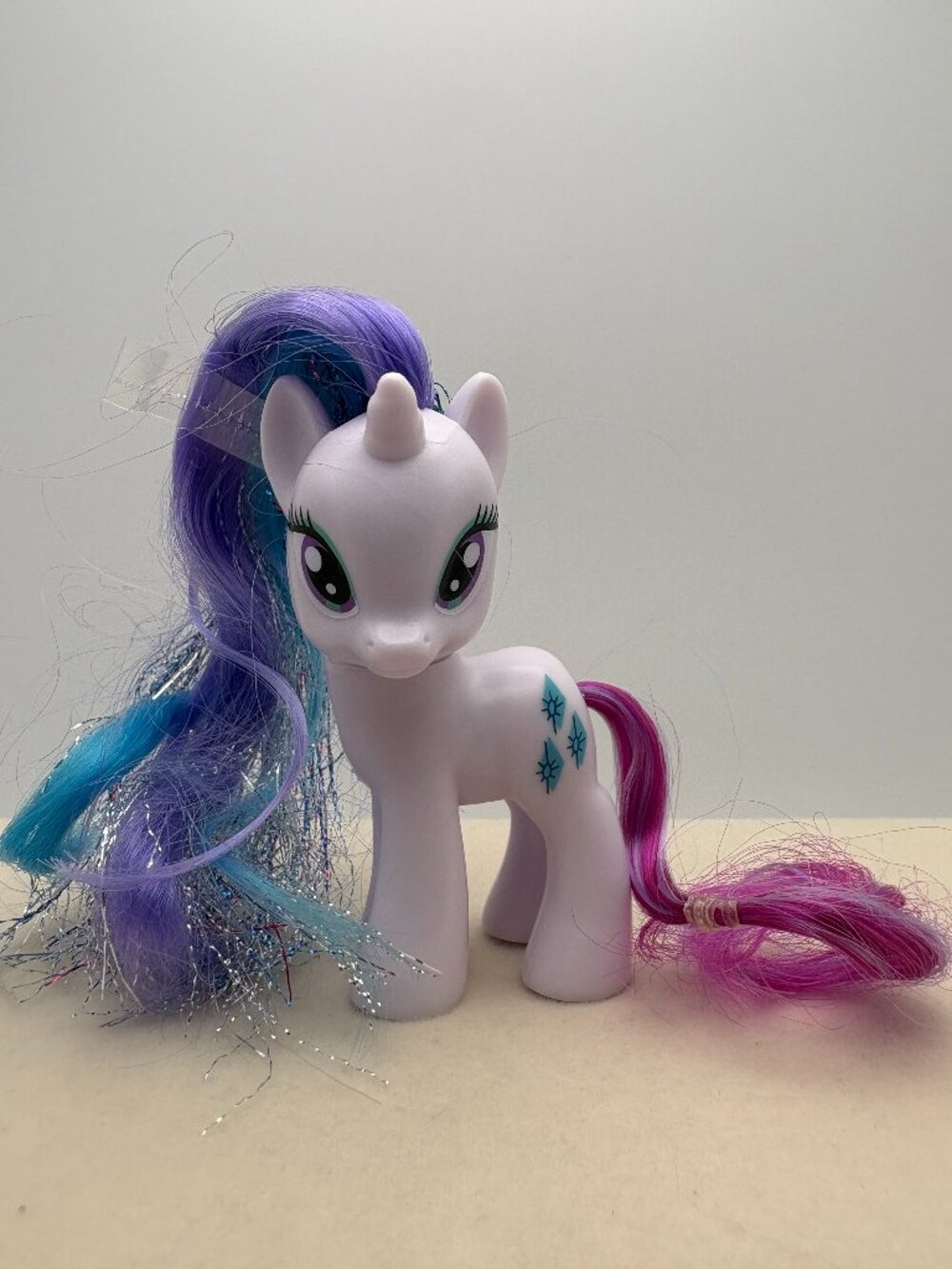 My Little Pony (MLP) Rarity Rainbow Power G4 2010 3" Brushable (MLP: LT2-25)